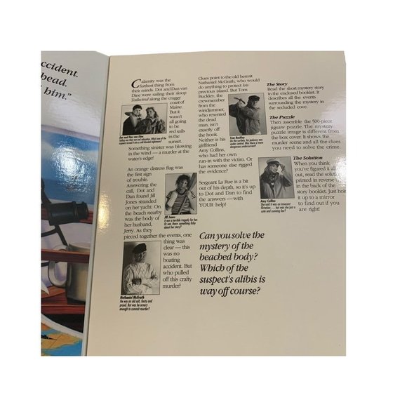 Murder in the Wind Mystery Jigsaw Thriller with a Secret Puzzle Image - Picture 4 of 8